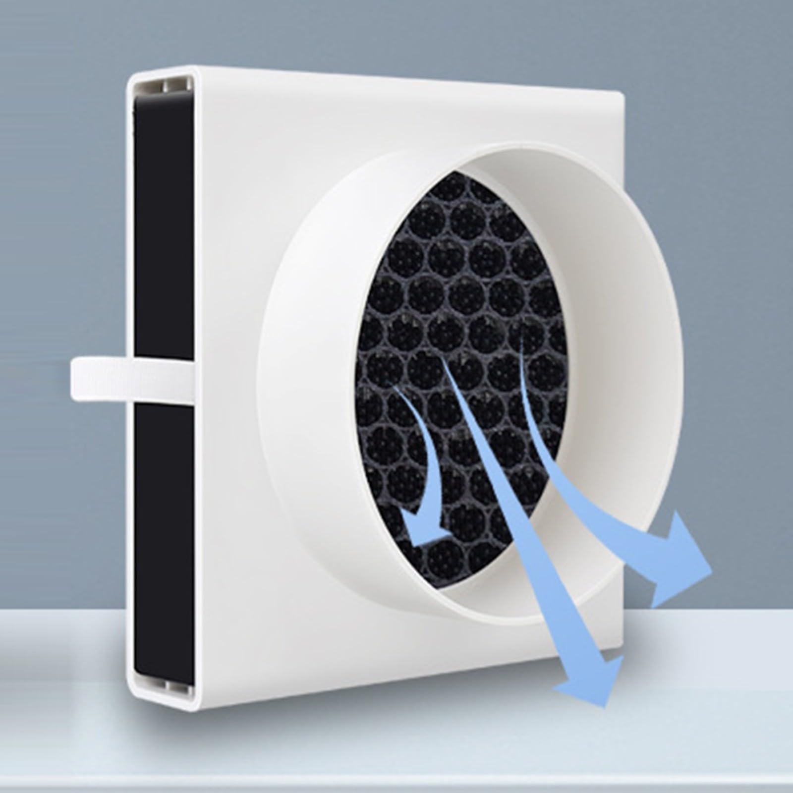 HEPA-Luftfiltersystem Inline-Lüftungsbox für PVC-PE-Rohre mit Filter 110 mm 160 mm (110 mm)