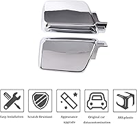 Vista 2 de Cubiertas de ventilación para capó de admisión de aire lateral, bisel de moldeado cromado compatible con Hummer H3 2006-2010, cubierta