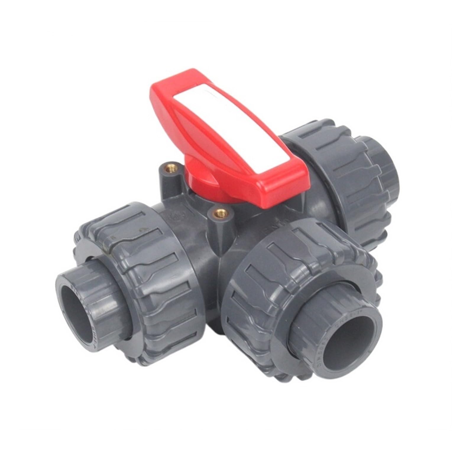 1 Szt. 3-drożny Zawór Kulowy Typu T/L Wielokrotny Zawór Sterujący Armatura Rurowa Do Nawadniania Ogrodu Złącza Rur Wodnych(DN40(50mm),T Style)