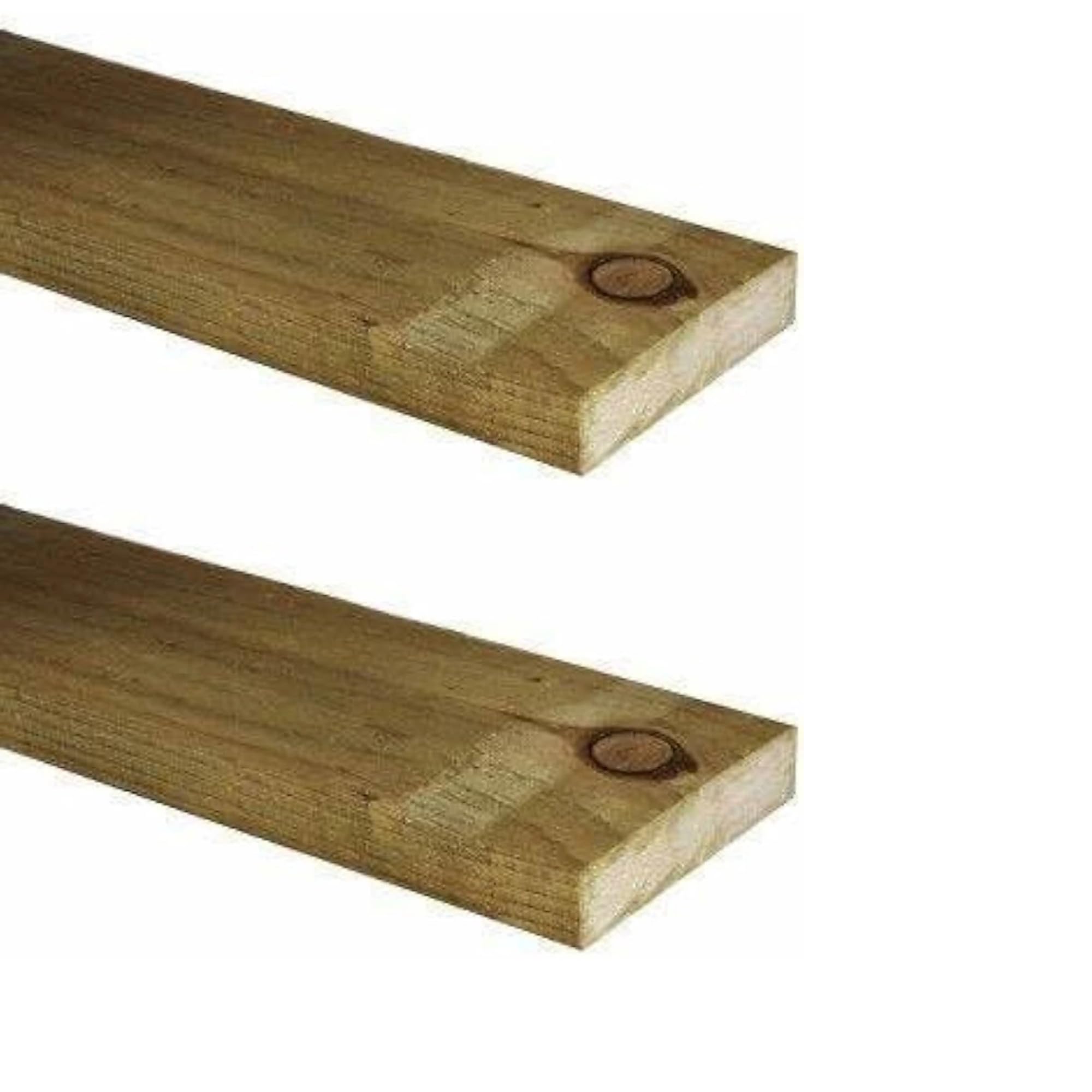4x1-100x22 Treated Tanalised Timber Batten Lengths - 1 Meter x 6 - Total 6 Meters