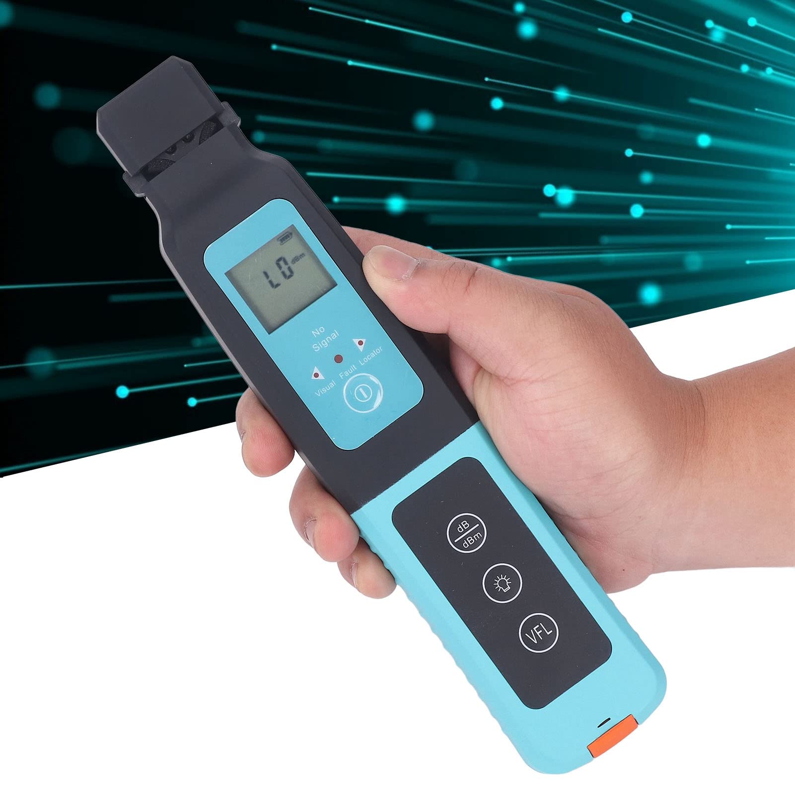Identificateur de Fibre Optique Portable, Affichage de la Direction par LED, Testeur de Fibre Optique Portable pour 2mm, 3mm, 900nm, 250nm Jumper