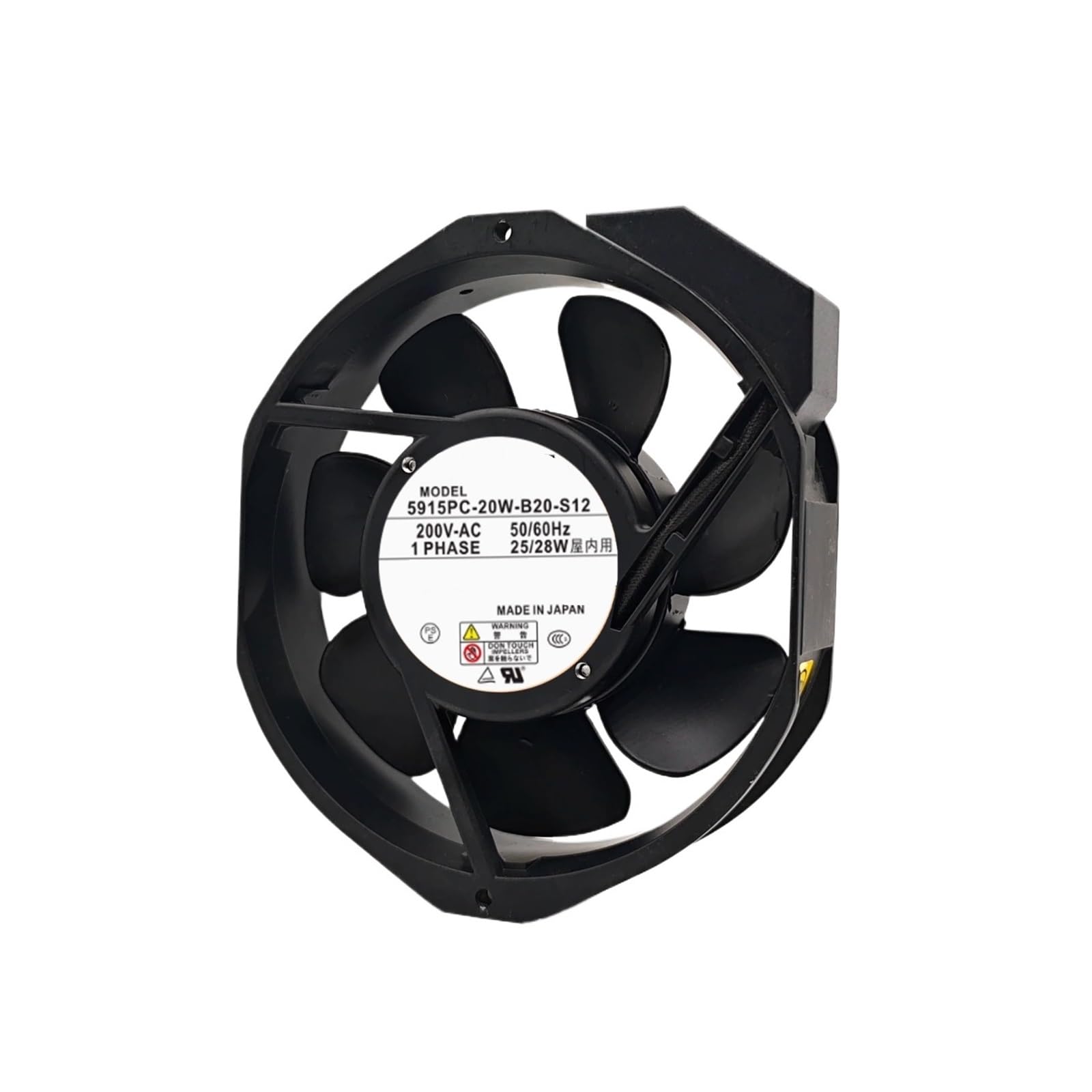 GJEXXPTST 5915PC-20W-B20-S12 200VAC 17238 172x172x38mm Cooling Fan