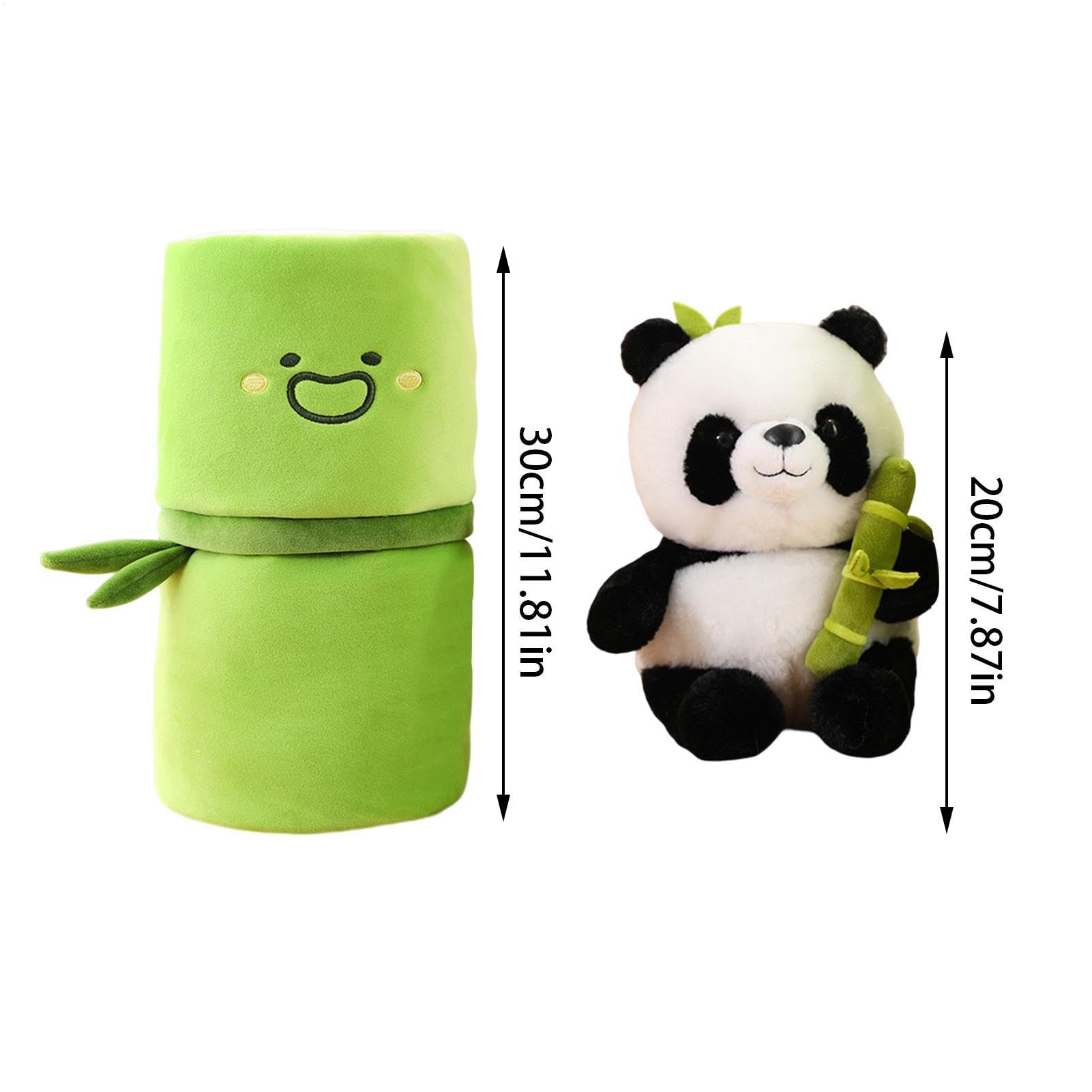 Panda Bambus Stofftier Kuscheltier Spielzeug Edles Stofftier Kuschelkissen