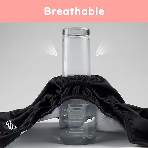 Miniatura 4 de Littleforbig Funda para pañales para adultos, lavable, ajustable, reutilizable, impermeable, talla única, color negro