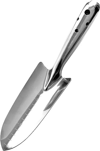 Miniatura 6 de Paleta de jardín a prueba de dobleces de acero inoxidable japonés de alta resistencia, hecha en Japón, herramienta de pala de jardín manual con