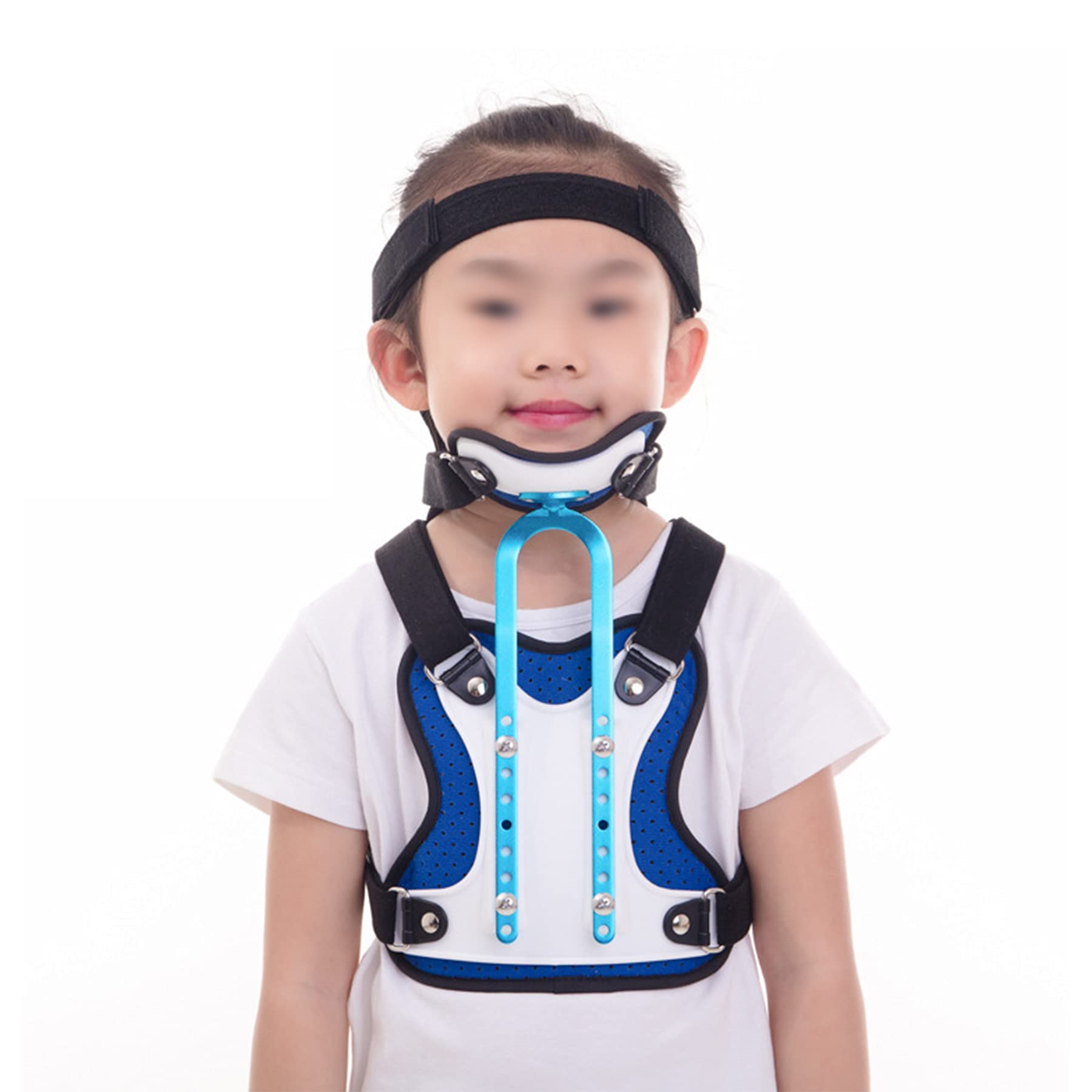 MRKU Neck Support Orthosis,Adjustable Neck Cervical Vertebra Fracture Fixed Brace,Postoperative Rehabilitation Fixed Brace