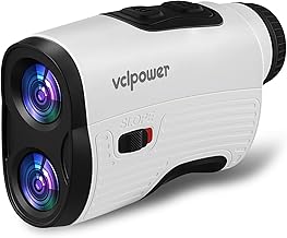 Telémetro de golf con pendiente, buscador láser de 1200 yardas para golf y caza, aumento 7X, vibración de bloqueo de bandera, batería recargable, tira magnética, accesorios de golf impermeables para