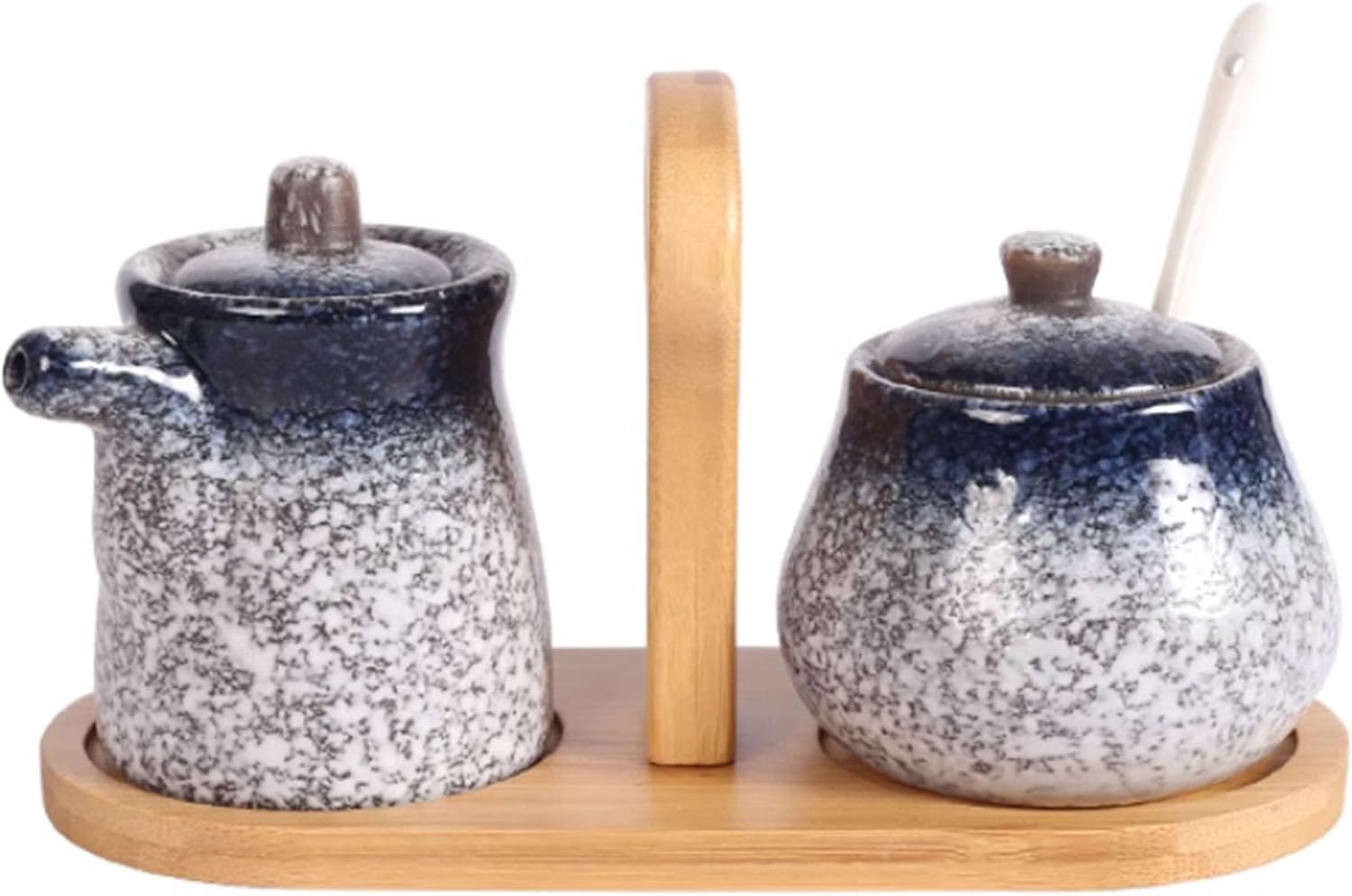 Ceramiczna cukiernica, japoński zestaw do śmietanki i cukru do baru kawowego, mlecznik i zestawy do cukru, cukiernica i zestaw do śmietanki, zestaw do serwowania kawy-dzbanek na mleko i dzbanek na cuk