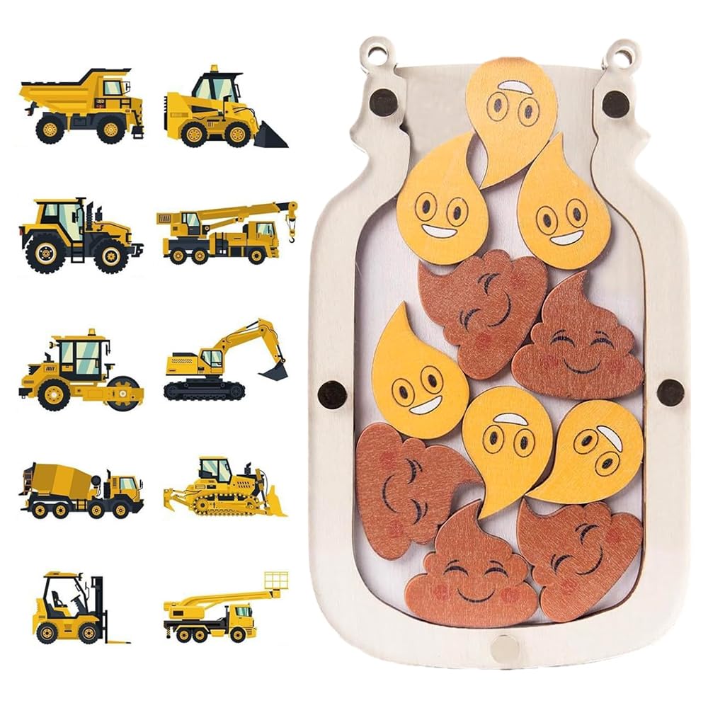 Bocal De Récompense En Bois Avec Jetons Étoiles - Système Motivation Enfants Pour Tâches Et Propreté