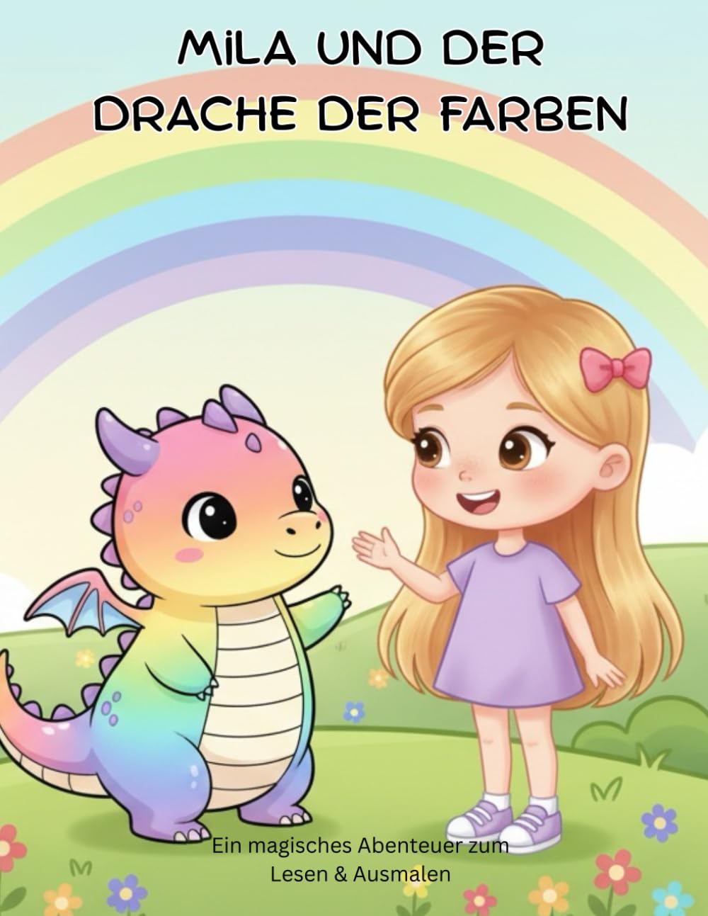 Mila und der Drache der Farben: Ein magisches Abenteuer zum Lesen & Ausmalen (Kosa Kreativ – Mila Abenteuer)