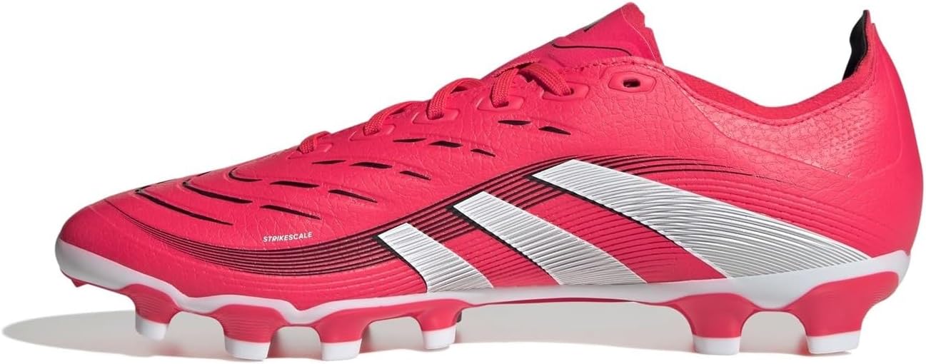 Adidas Unisex Predator League Multi Ground Football Boots, Lucid Red Ftwr White Core Black, 10 US