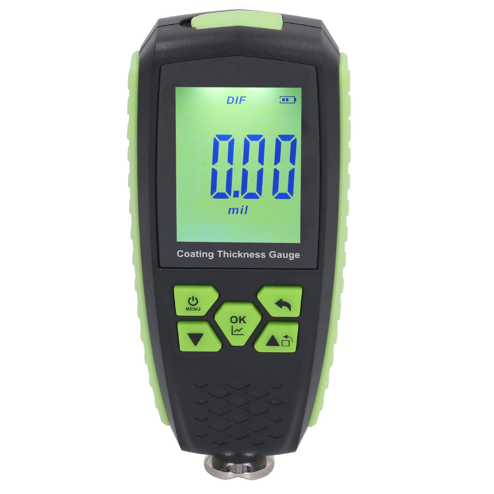 FTVOGUE Medidor de Espesor de Pintura Pantalla Digital ABS Medidor de Espesor de Revestimiento de Automóvil 0 a 1300um Sonda de Mano para Compradores de Automóviles Usados ​​Inspección de Vehículos y