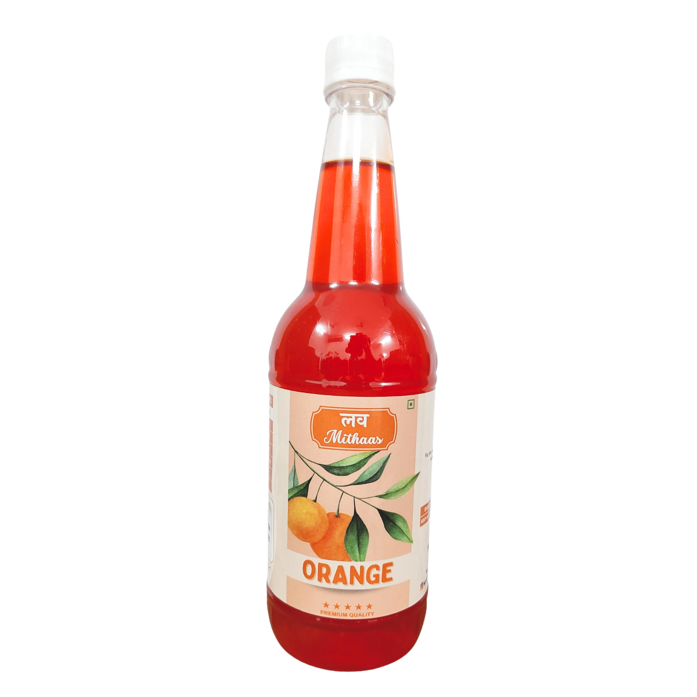 Love Mithaas Orange l Santra Sharbat, 750ml Refreshing & Cool Drink With Orange Mix With Water, Milk & Soda l Non Alcholic