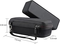 Vista 7 de Anker SoundCore 2 Case, carcasa rígida de viaje para Anker SoundCore 2 altavoz Bluetooth portátil (negro)