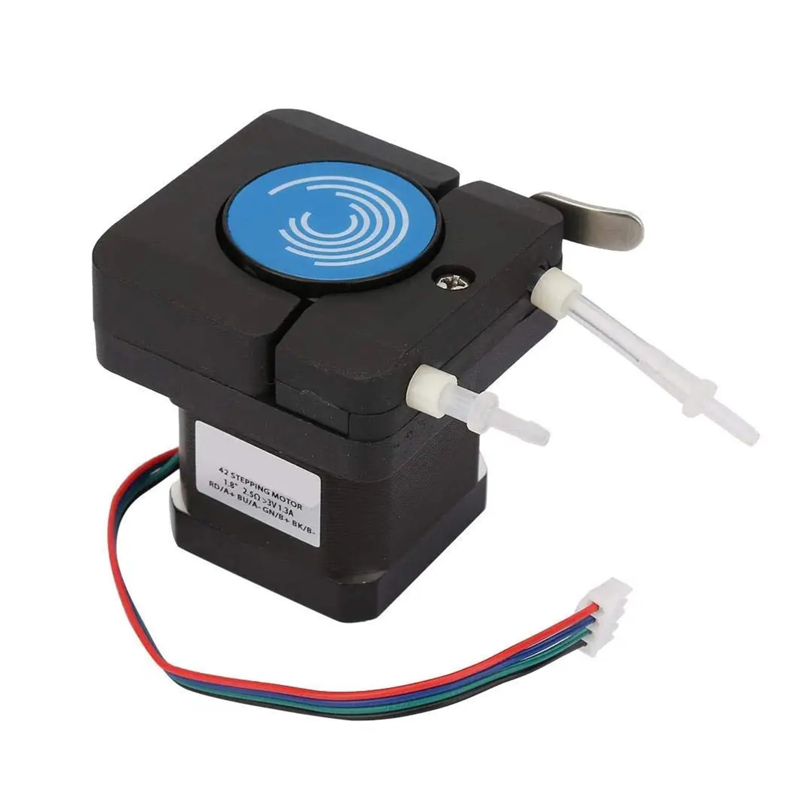 Pompe péristaltique 42 Moteur pas à Grand débit doseuse anticorrosion Vide Aquarium Laboratoire Analyse Dosage de l'eau Haut débit(Pump - Stepper motor)