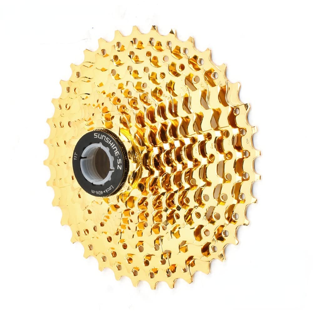 Amazon.com : Gold Bicycle Cassette Freewheel MTB Sprocket MTB