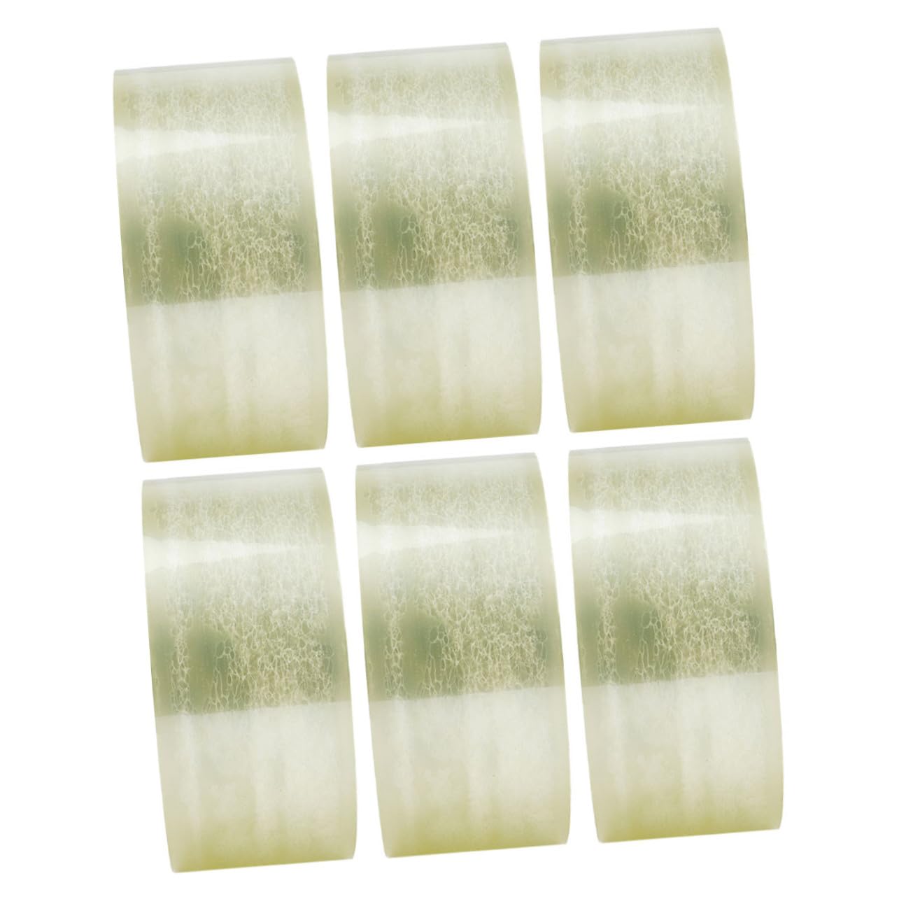 6 rouleaux Ruban Adhésif Transparent Adhésif Fort pour et Fermeture de Cartons Étanche Usage Bureau École Maison et Atelier