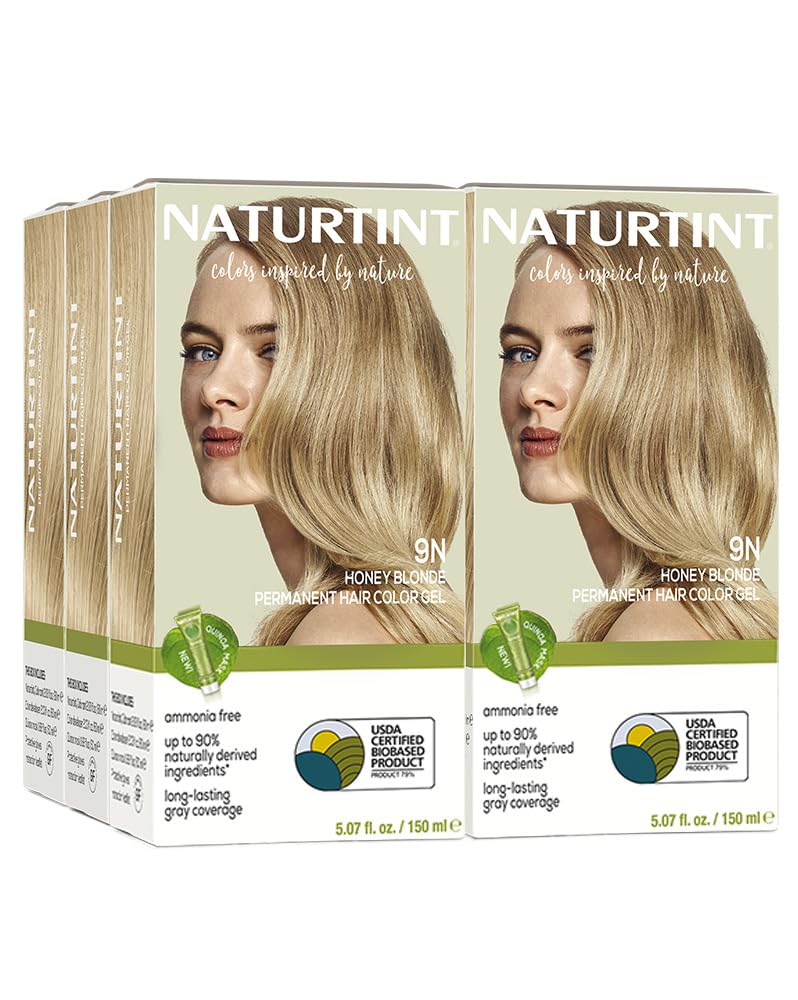 Naturtint Permanent Hair Color - 9N Honey Blonde, 5.6 fl oz (6-pack)