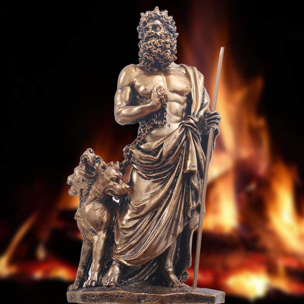 Statua ozdoby rzeźby figurka zwierzę statuetka ozdoby dekoracja żywica grecki bog postać model rzeźba wojownik rycerz bar salon prezent dekoracja