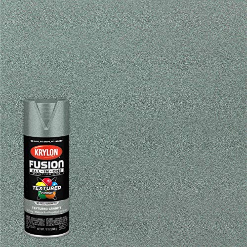 Image of Krylon Fusion All-In-One Adhesive Spray Paint for Indoor /Outdoor Use, 12 oz, Granite