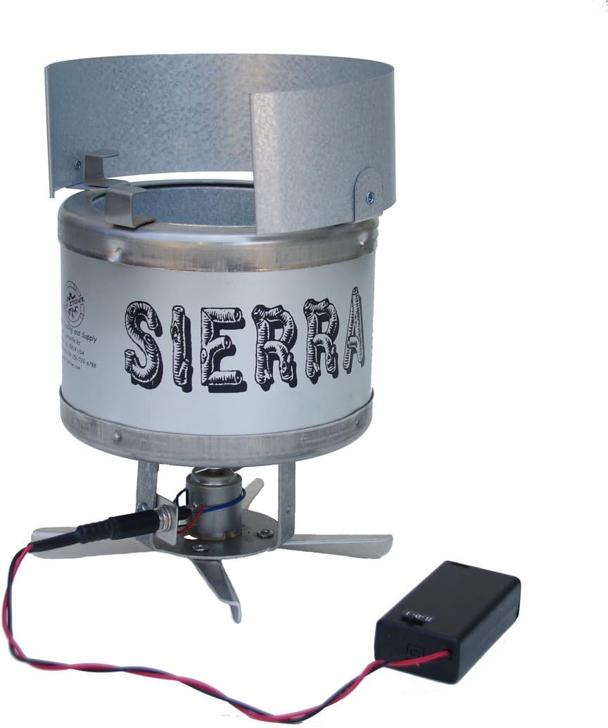 Sierra StoveLightweight woodburning Backpacking Stove with Upgrade Kit