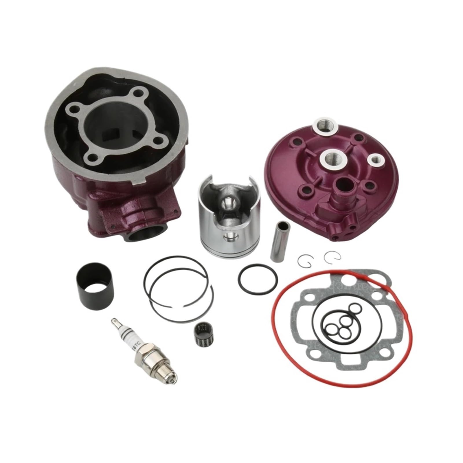 Kit de culata de gran diámetro 49mm para aumentar compresión en motor RK6