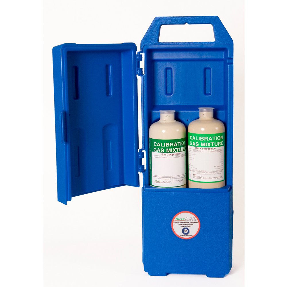 Hard Plastic Carrying Case to hold Two 58L or 103L Calibration Gas