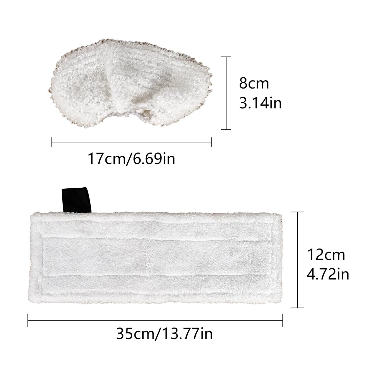 Paño de mopa for limpieza a vapor, Compatible con Karcher,Easyfix SC1 SC2 SC3 SC4 SC5, repuesto for aspiradora(D (10Pcs))