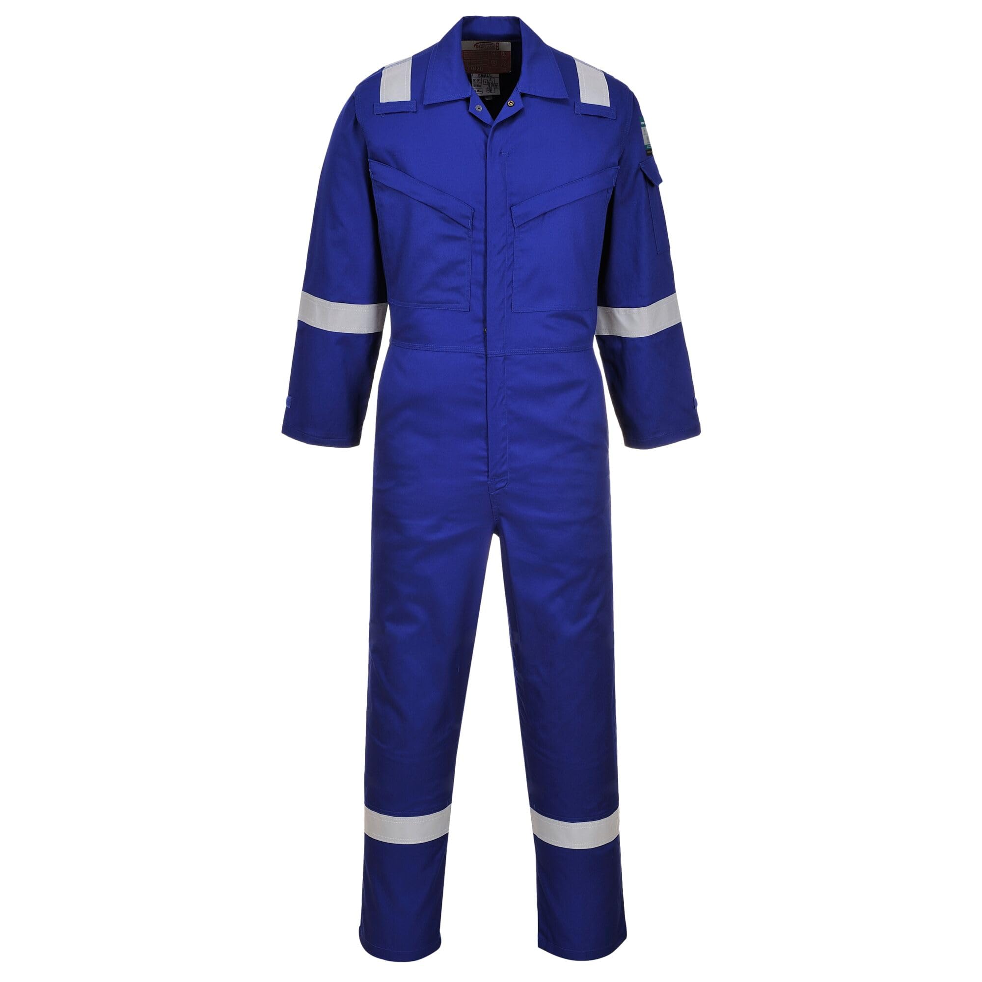 Portwest Araflame Silver Coverall, Size: 42, Colour: Royal Blue, AF73RBR42