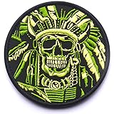 WZT Death Skull War Chief Indian USA Army Morale Military Tactical Swat Patch