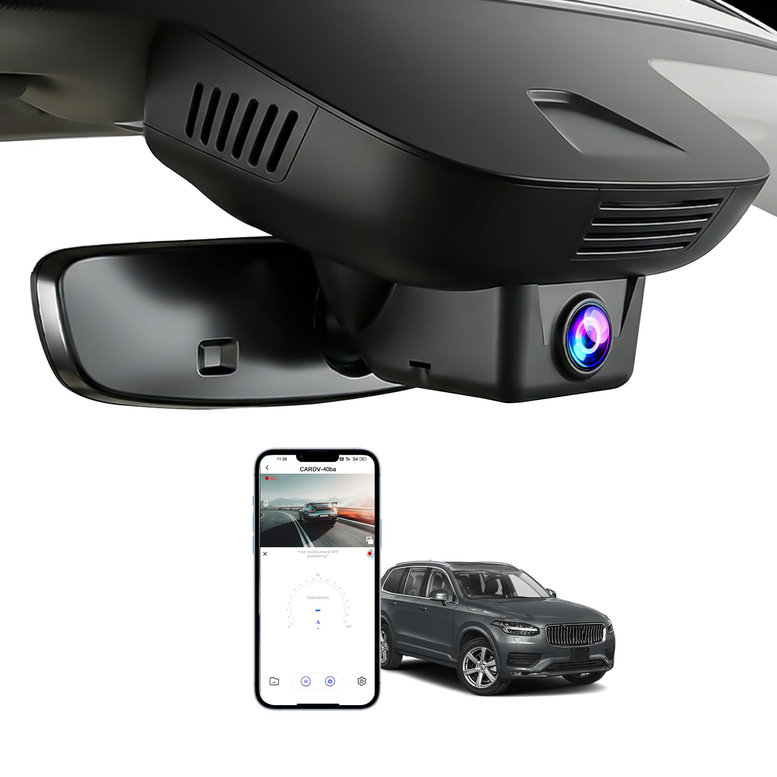 [4K+WiFi] Kamera samochodowa do Volvo XC90 B5, B6 i T8 2023-2026