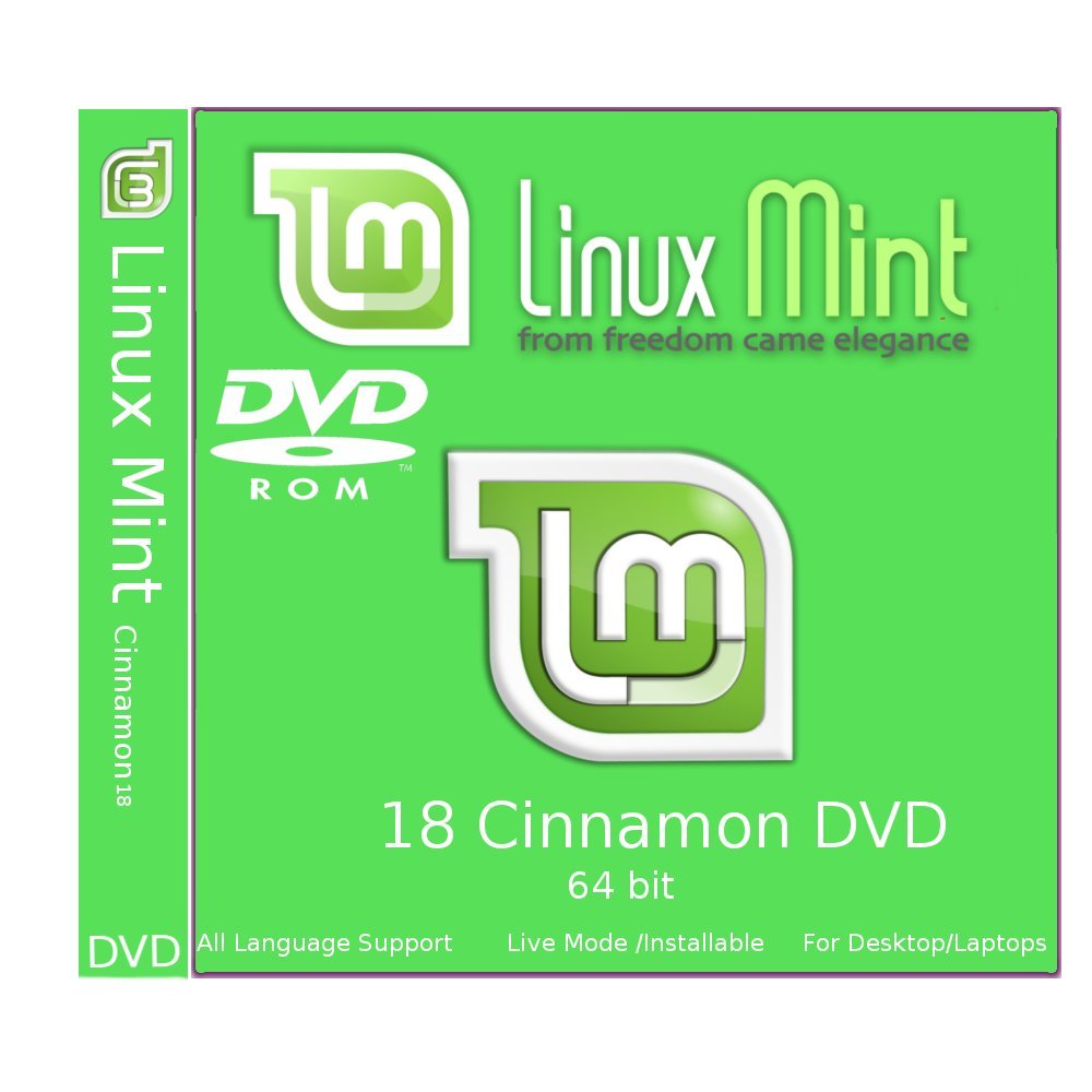Linux Mint 18 Cinnamon 64 bit (DVD)