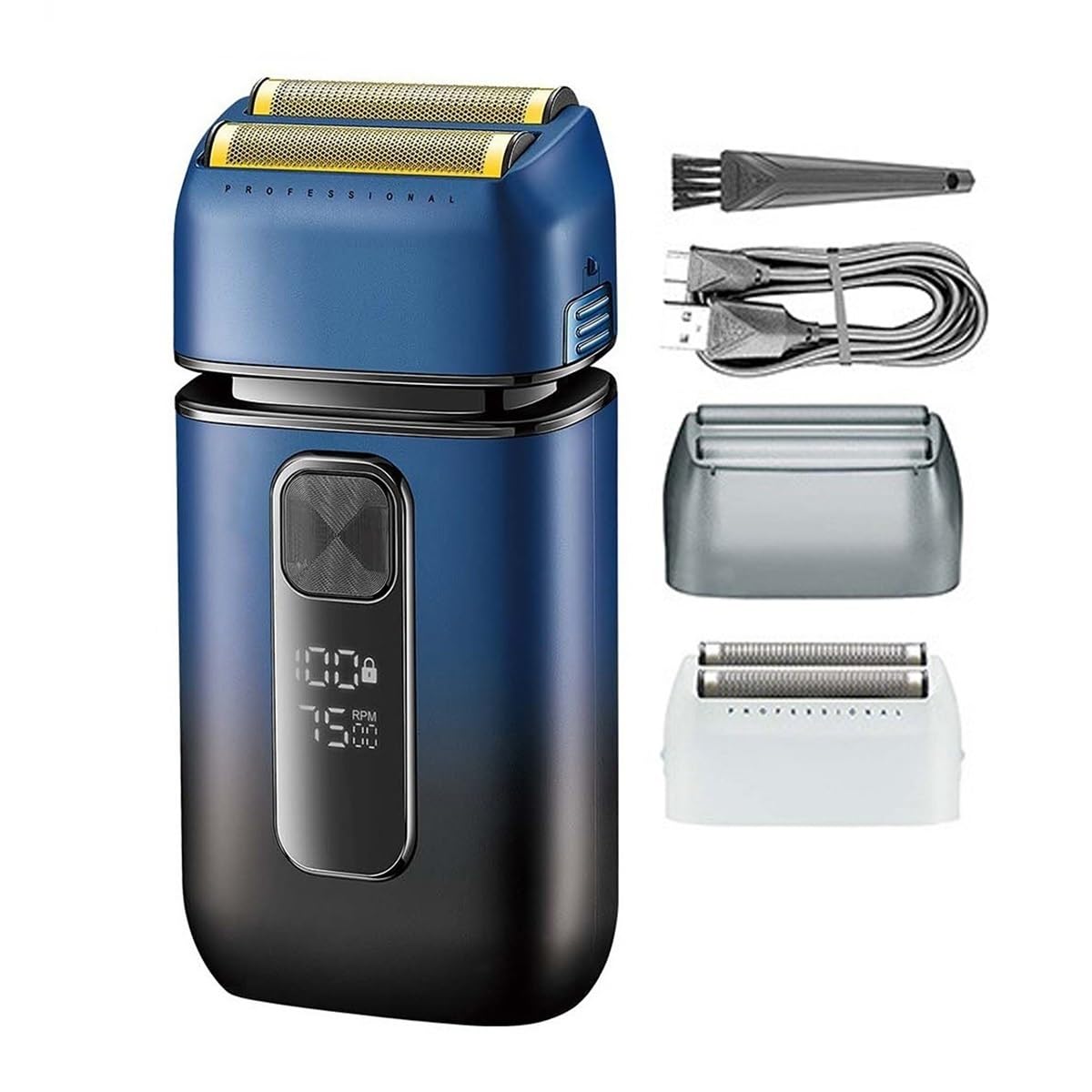 Rasoi elettrici a lamina per gli uomini Rasoio elettrico Macchina da barba professionale Ricaricabile Trimmer Barba Rasoio impermeabile Rasoio alternativo per gli uomini