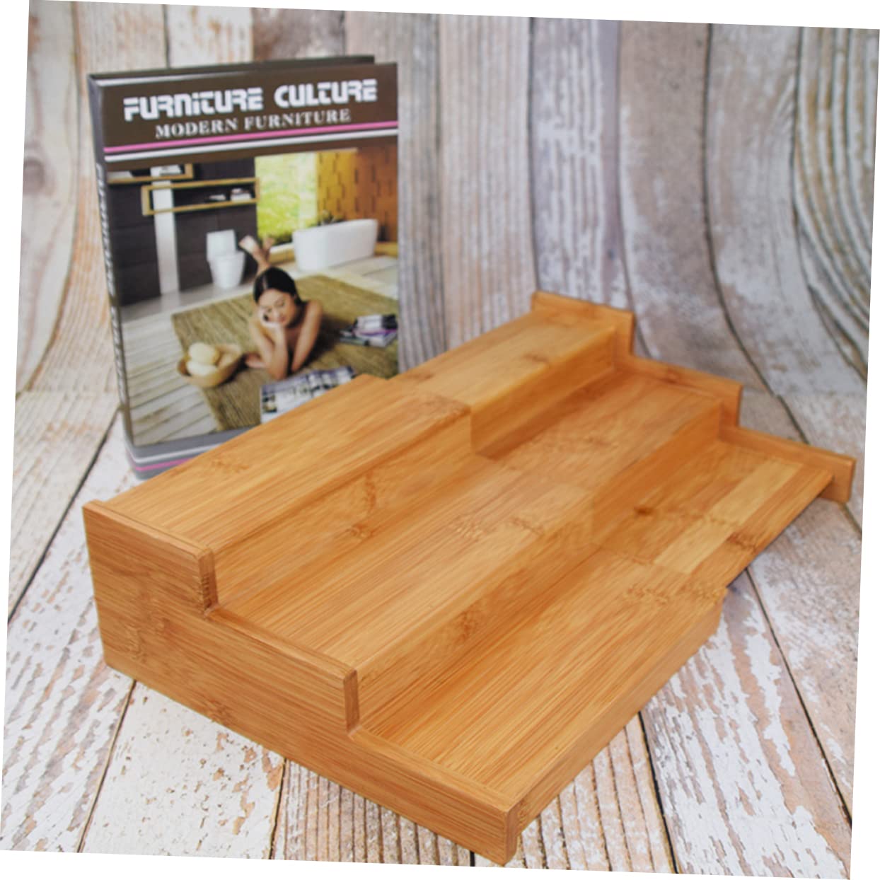ULTECHNOVO Ausziehbares Gewürzregal Platzsparender Organizer für Küchenschrank und Gewürzgläser Modern für Küche
