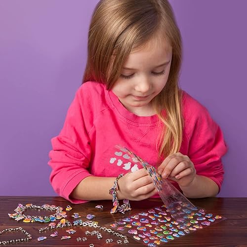 Miniatura 4 de Craft-tastic  Kit de pulseras de abalorios hinchados para bricolaje  Haz tus propias joyas  A partir de 6 años, 9 pulgadas