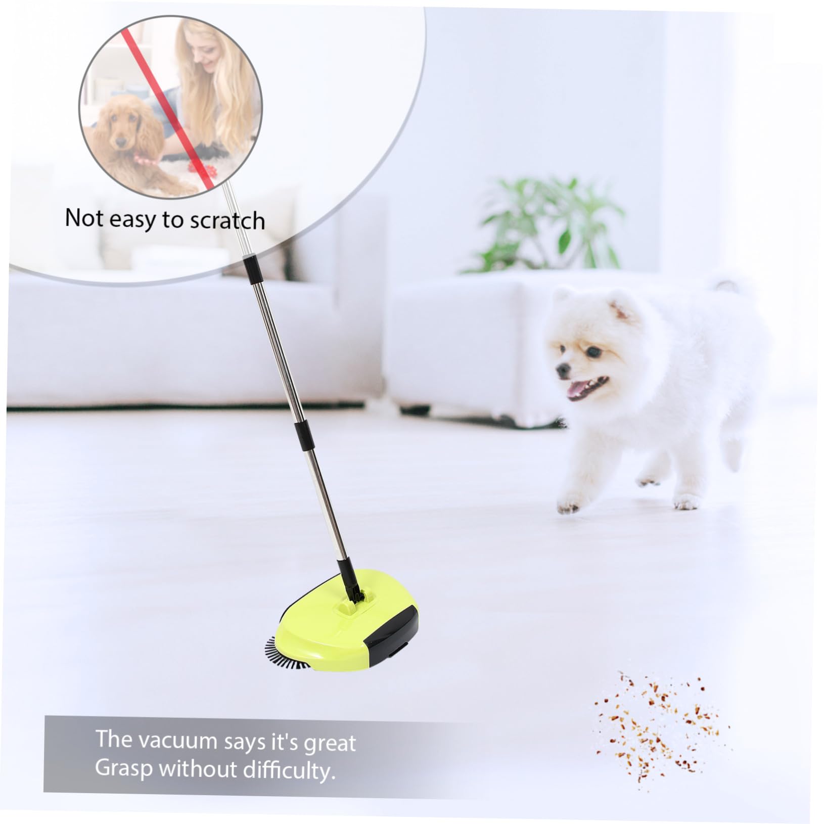 TOYANDONA Multifunktionale 3-in-1 Bodenkehrmaschine mit Verstellbarem Griff
