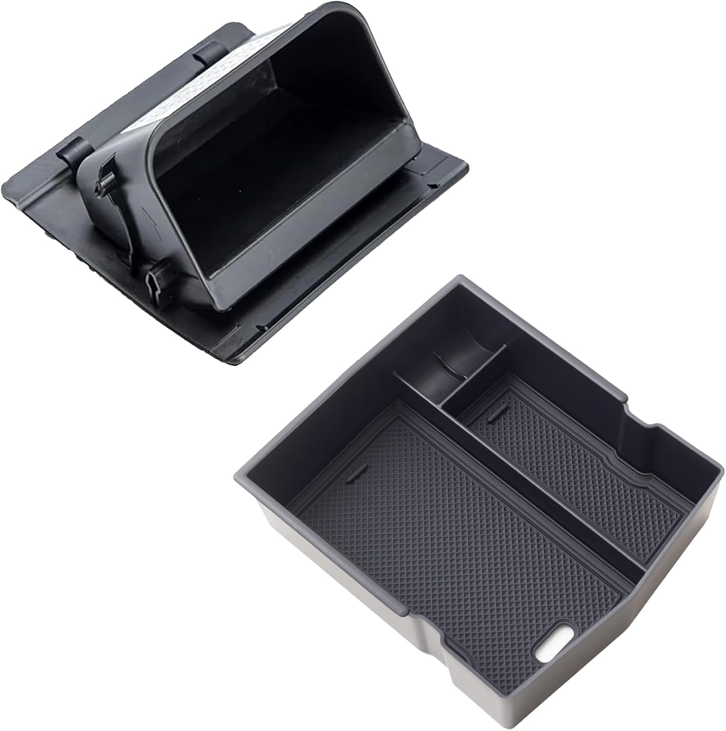 JKCOVER Fuse Box and Upgraded Design Center Console Organizer Tray Compatible with Subaru Forester 2023 2022 2021 2020 2019