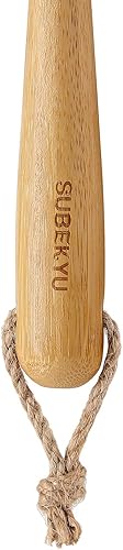 Miniatura 4 de SUBEKYU Cepillo para platos con asa, cepillo de bambú natural, cepillo para lavar platos de cocina para limpiar platos, sartenes, ollas, fregaderos,