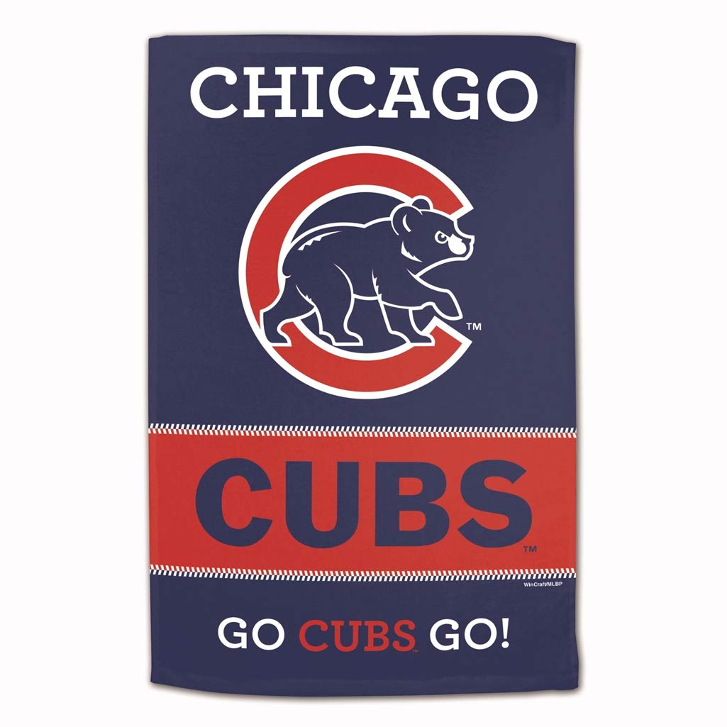 MasterIndustries Chicago Cubs Sublimated Cotton Towel - 16" x 25"
