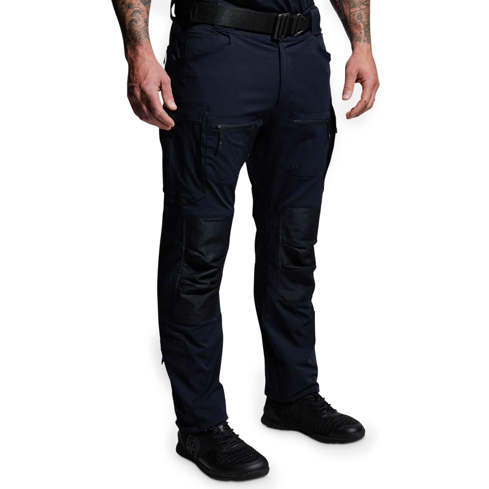 Born Primitive Men's Op Assault Pant - Durable Tactical Stretch Pants w/Reinforced Knees, Multiple Pockets & Adjustable Waist