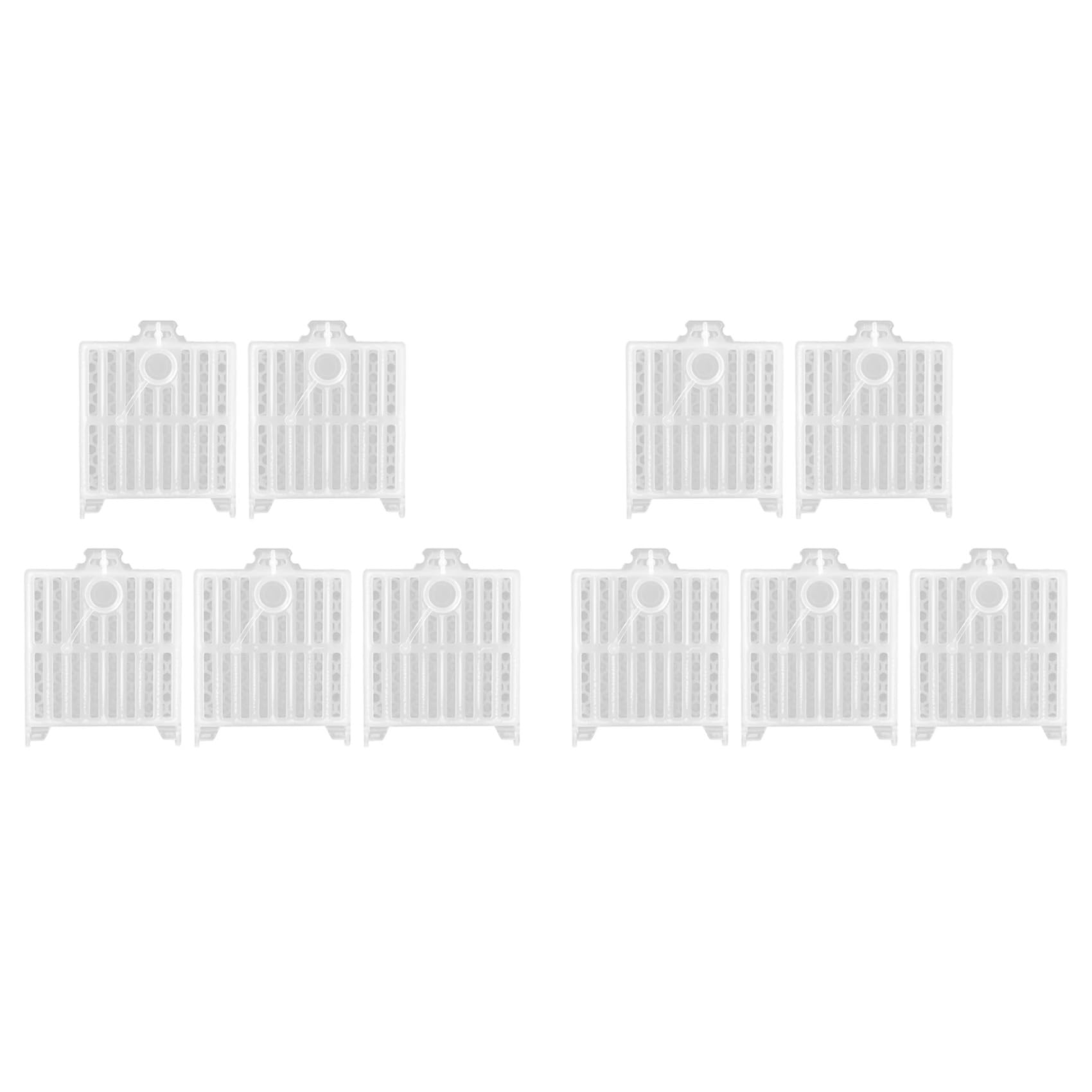 Jnchdghwa Beekeeping Cage Bee Moving Cage Bee Catcher Cage Plastic Rearing Transport Cage Tool Beekeeping Accessory(10pcs)