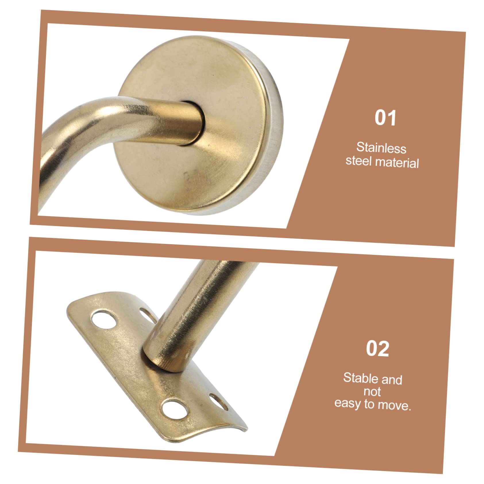 Angoily Boule Escalier Inoxydable Épaissie Pour Rampe