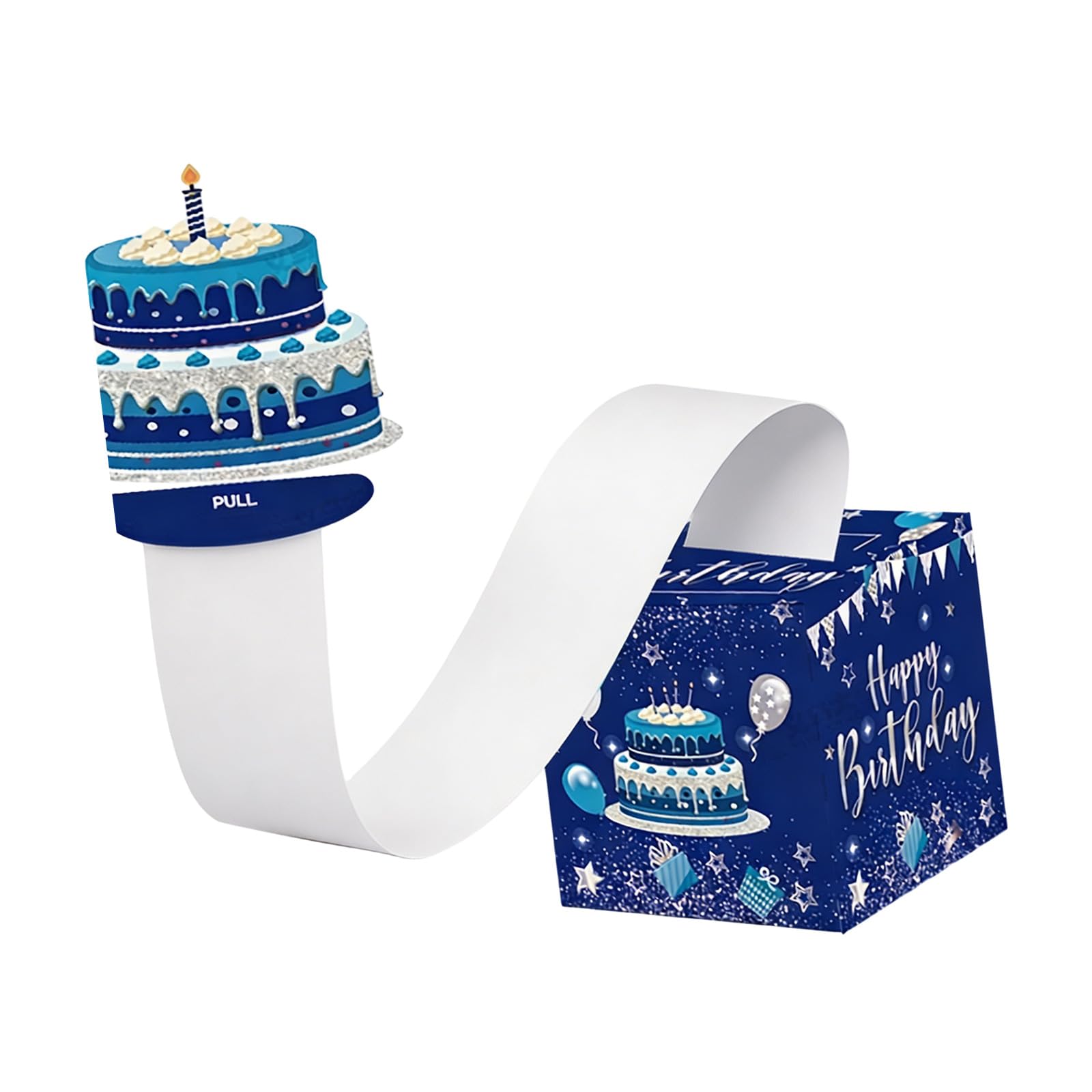 XIGACGEH Theme Birthday Cash Pull Box Creative Boys and Girls Parties with Decorations Money Pull Birthday Gift