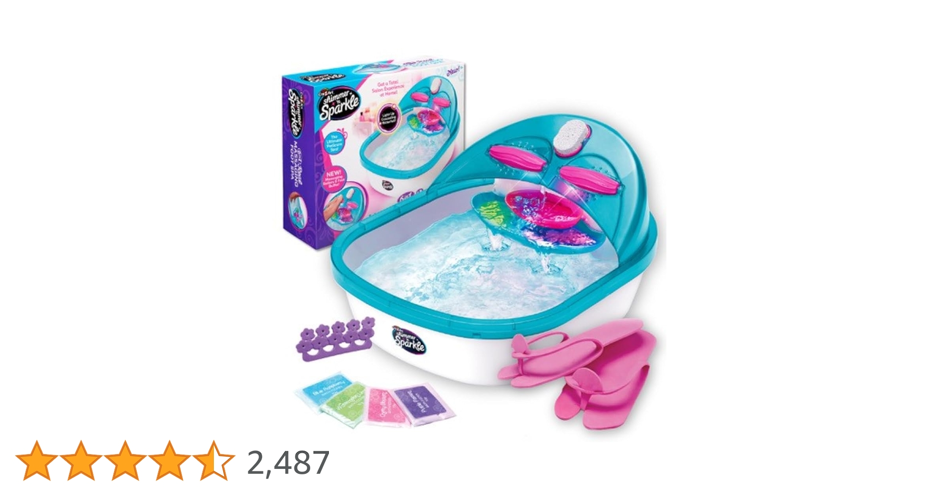 Cra-Z-Art Shimmer 'N Sparkle 6-in-1 Massaging Foot Spa175802
