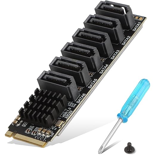 M.2 to SATA Adapter, ASMedia ASM1166