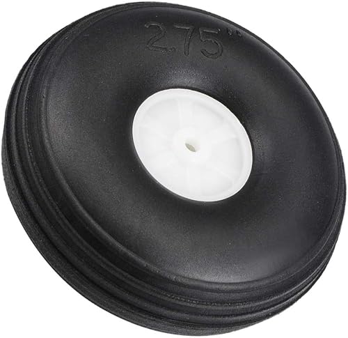 Miniatura 9 de uxcell Juegos de neumáticos y ruedas para avión RC, neumático de esponja de PU con cubo de plástico, 1.75 pulgadas, 2 piezas