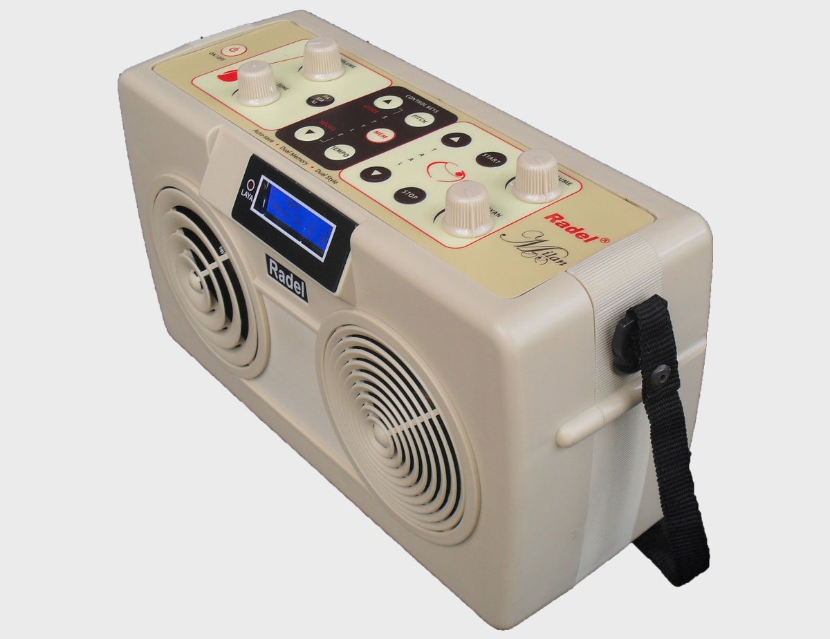 Radel Die Mailand ist die erste seiner Art, einzigartige 2-in-1 digitale Tabla-Tanpura.