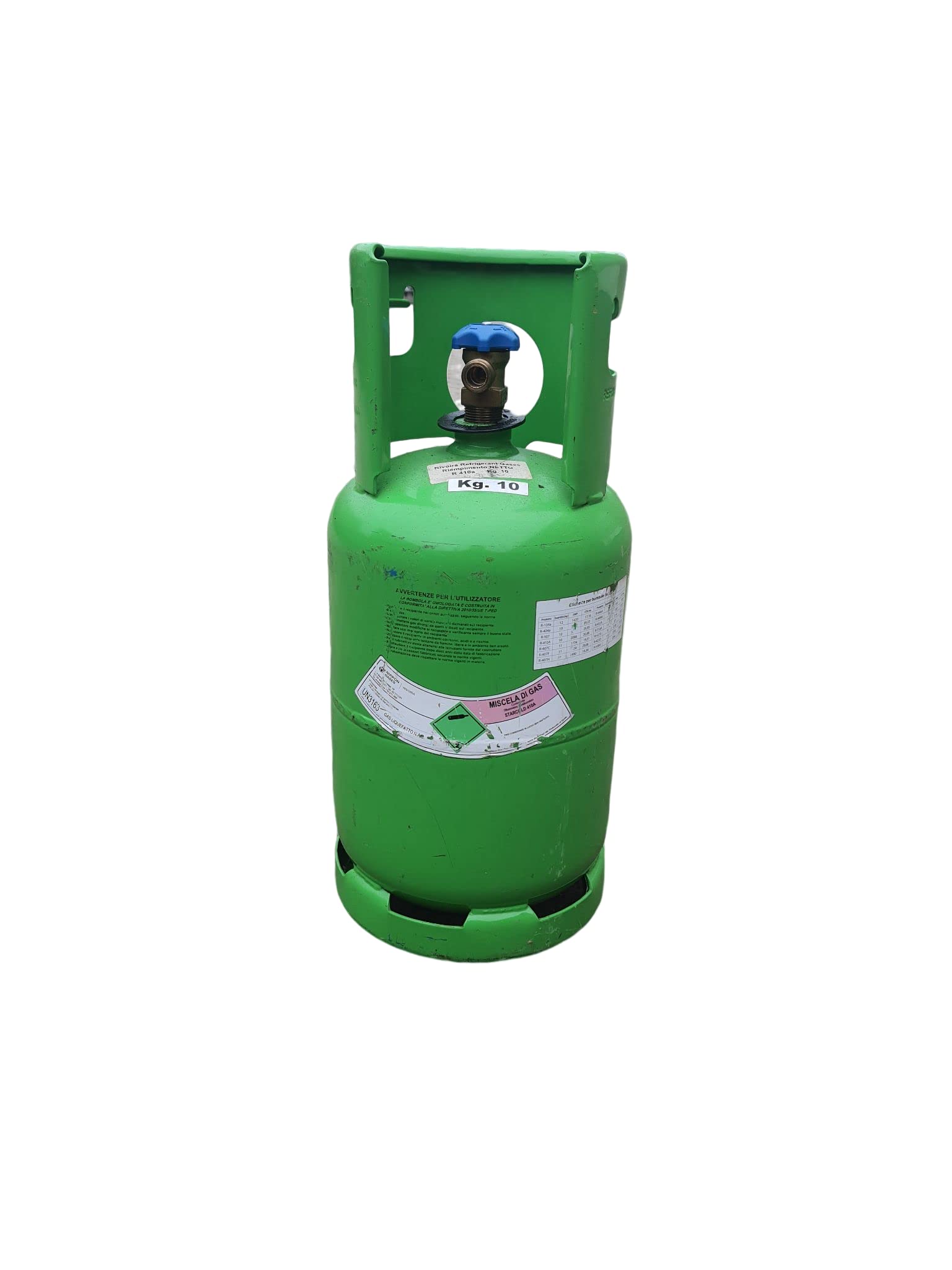 Bombola vuota 13 lt per smaltimento/recupero gas refrigeranti-usata quasi nuova