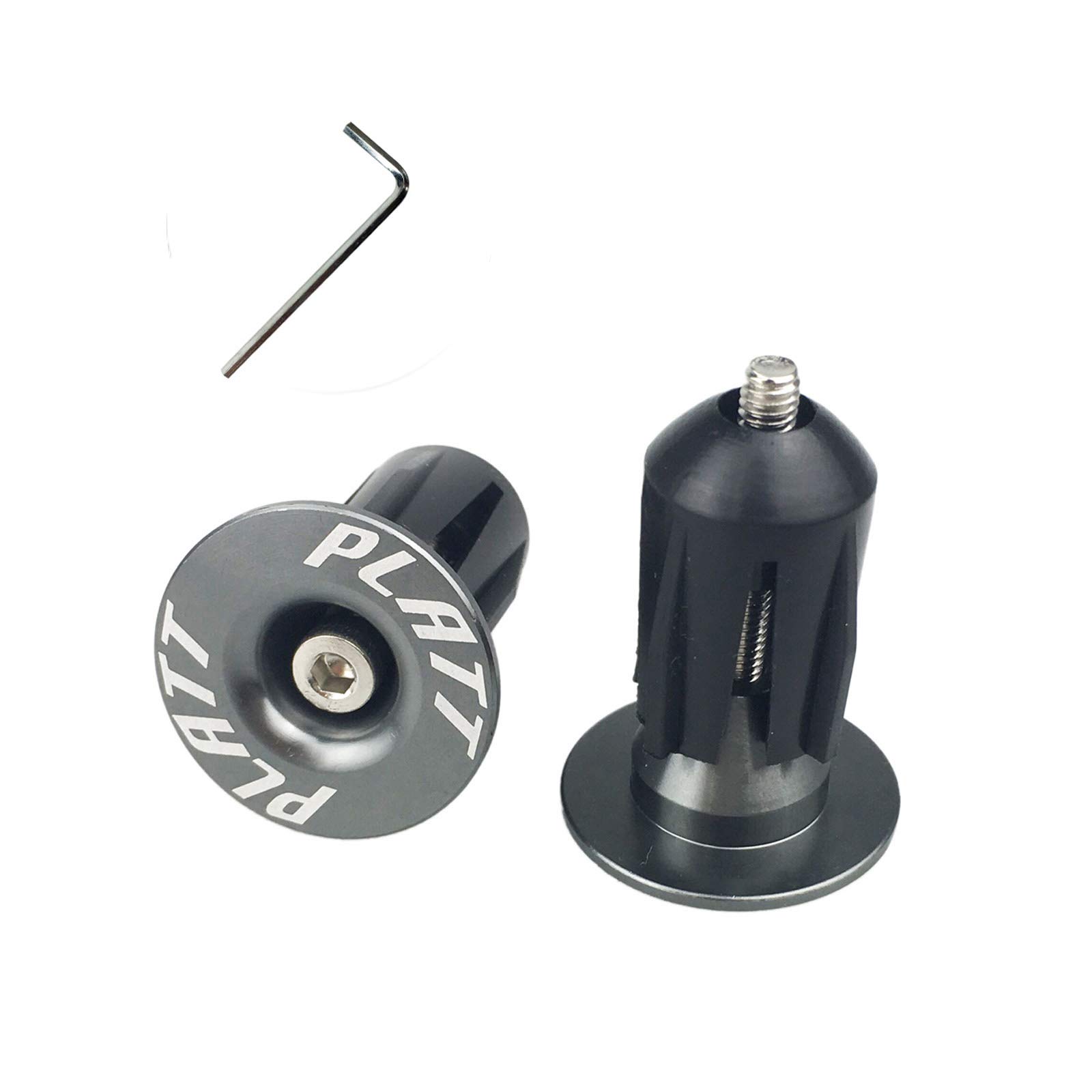 Stuurstoppen voor racefiets, 2 stuks, aluminium fietsstuurstop, stuur, eindstop voor mountainbike, stuurstop, racefiets, stuur, fietsgreep, stekker, eindstop voor handgrepen van 16-21,9 mm