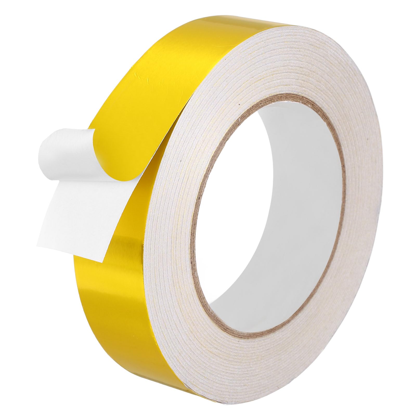 DEFANEX Aluminum Foil Tape (30mm x 50m, 0.06mm, Gold) Heat Resistant Metal Tape, for HVAC Sealing Patching Hot Cold Air Ducts